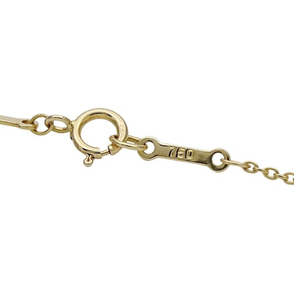 TIFFANY Authentic Gold Diamond Teardrop Necklace